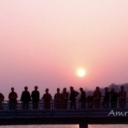 リシケシの夕日