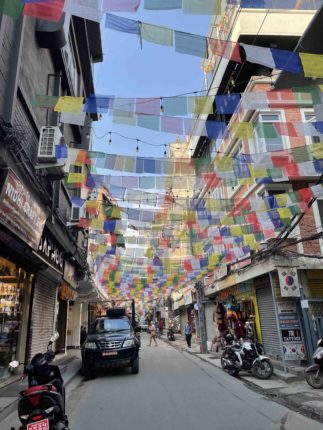 ネパール・カトマンズの街並み