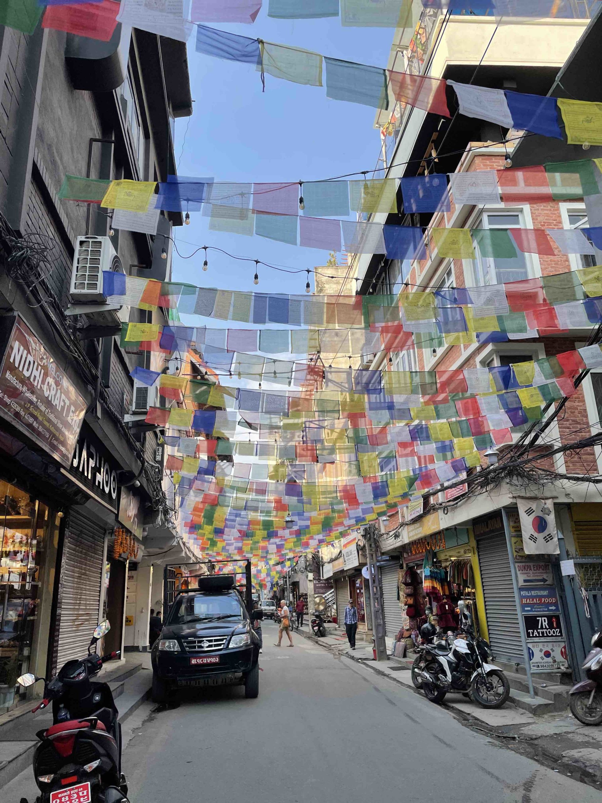 ネパール・カトマンズの街並み