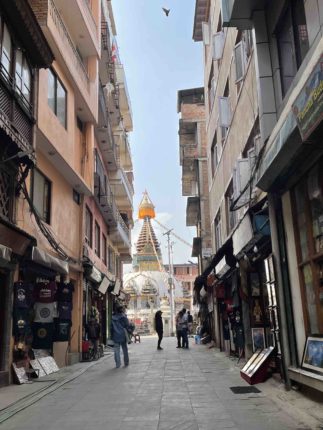 カトマンズの街並み